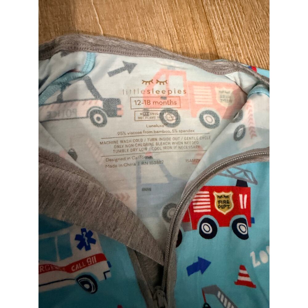 Little sleepers the the rescue zippy bamboo pajamas - Picture 2 of 3